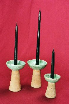 CANDELABROS PIE REFRACTARIO esmaltado 130 º diferentes tamaños