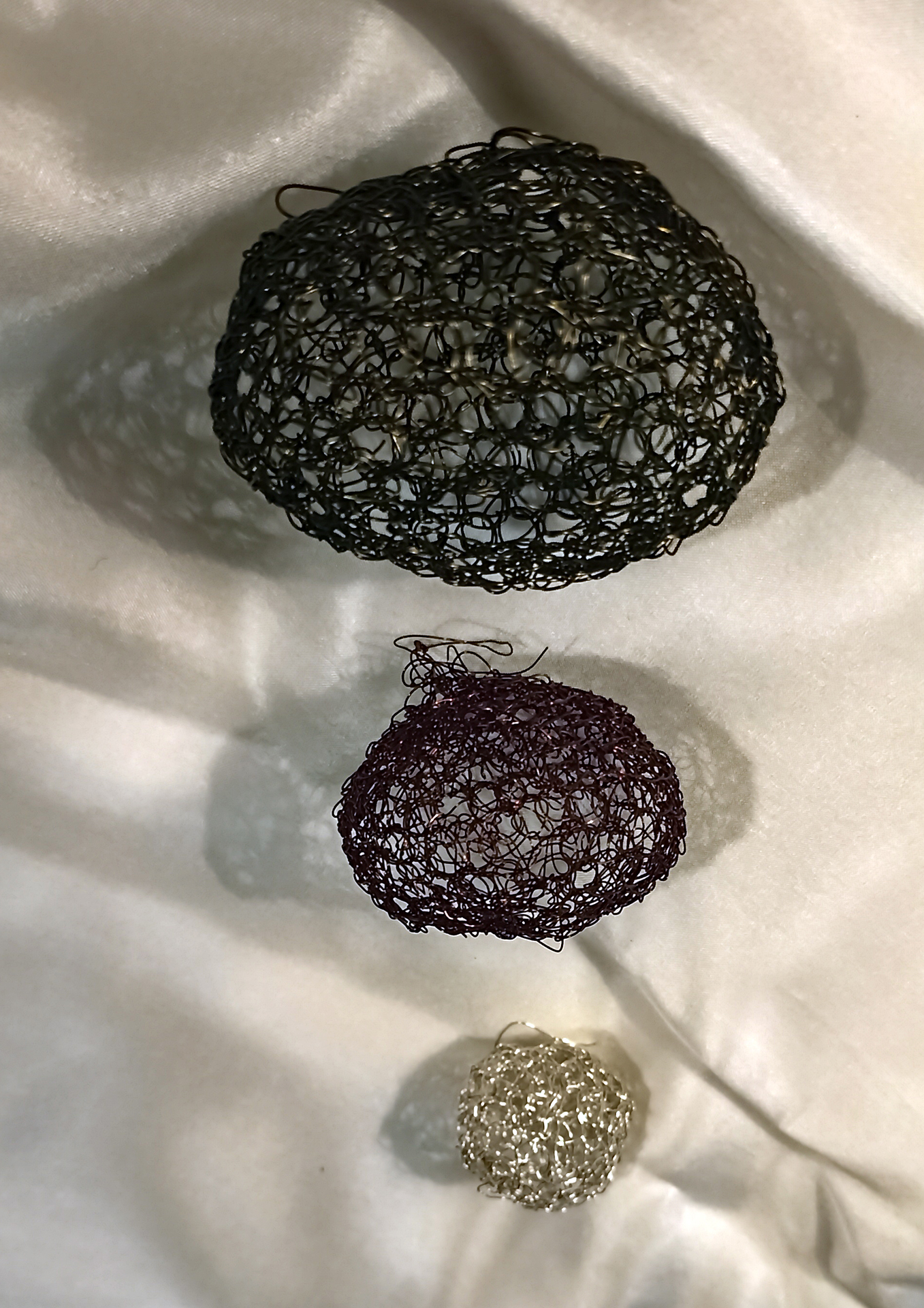 COMPOSICION ESFERICA 4 con de cabo de metal tejido