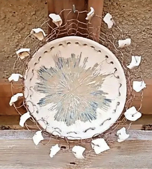 CUANCO gres esmaltado a 1300º y metal