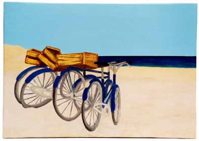 FRENTE AL MAR 3 acrílico sobre lienzo tamaño 40x55 cm