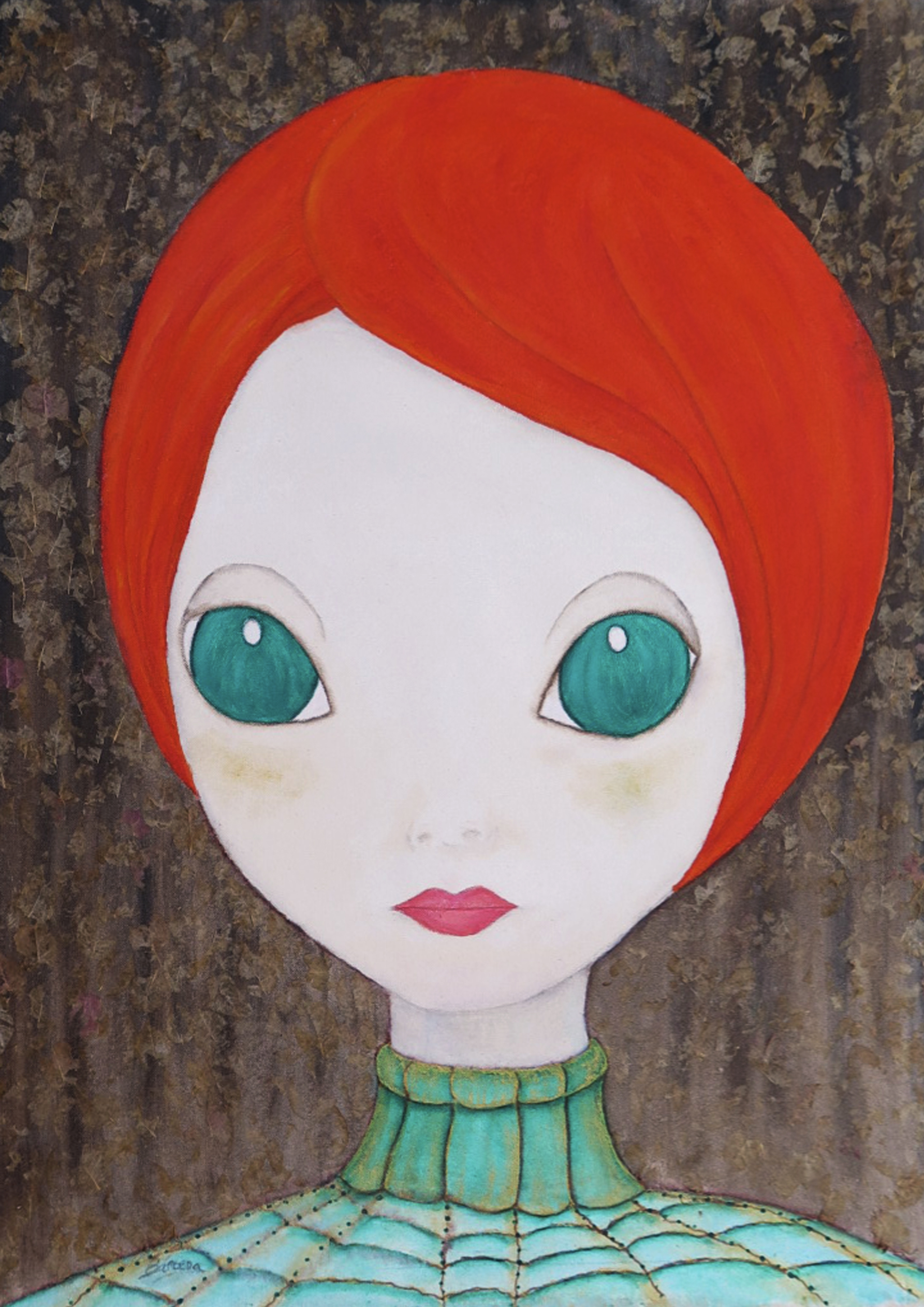 MISS SILBE acrílico sobre tela tamaño 70x50 cms.