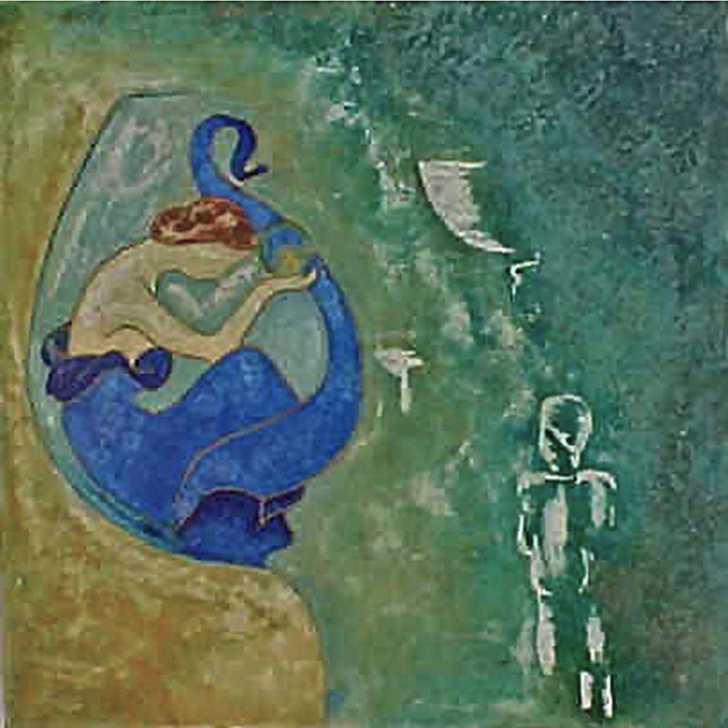 Fuga-presencia 4 50X50 CMS. colección privada