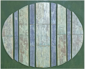 ABSTRACCION ELIPSE refractario 1300º tamaño 80X100 cm