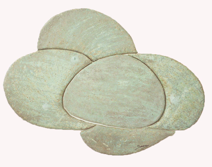 ABSTRACION NUBES refractario 1300º tamaño 50x100 cm colección privada