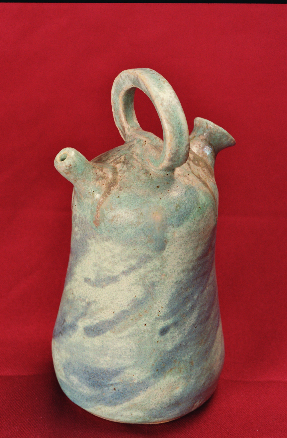 BOTIJILLO gres esmaltado 1300º tamaño 25x10 cm. colección privada