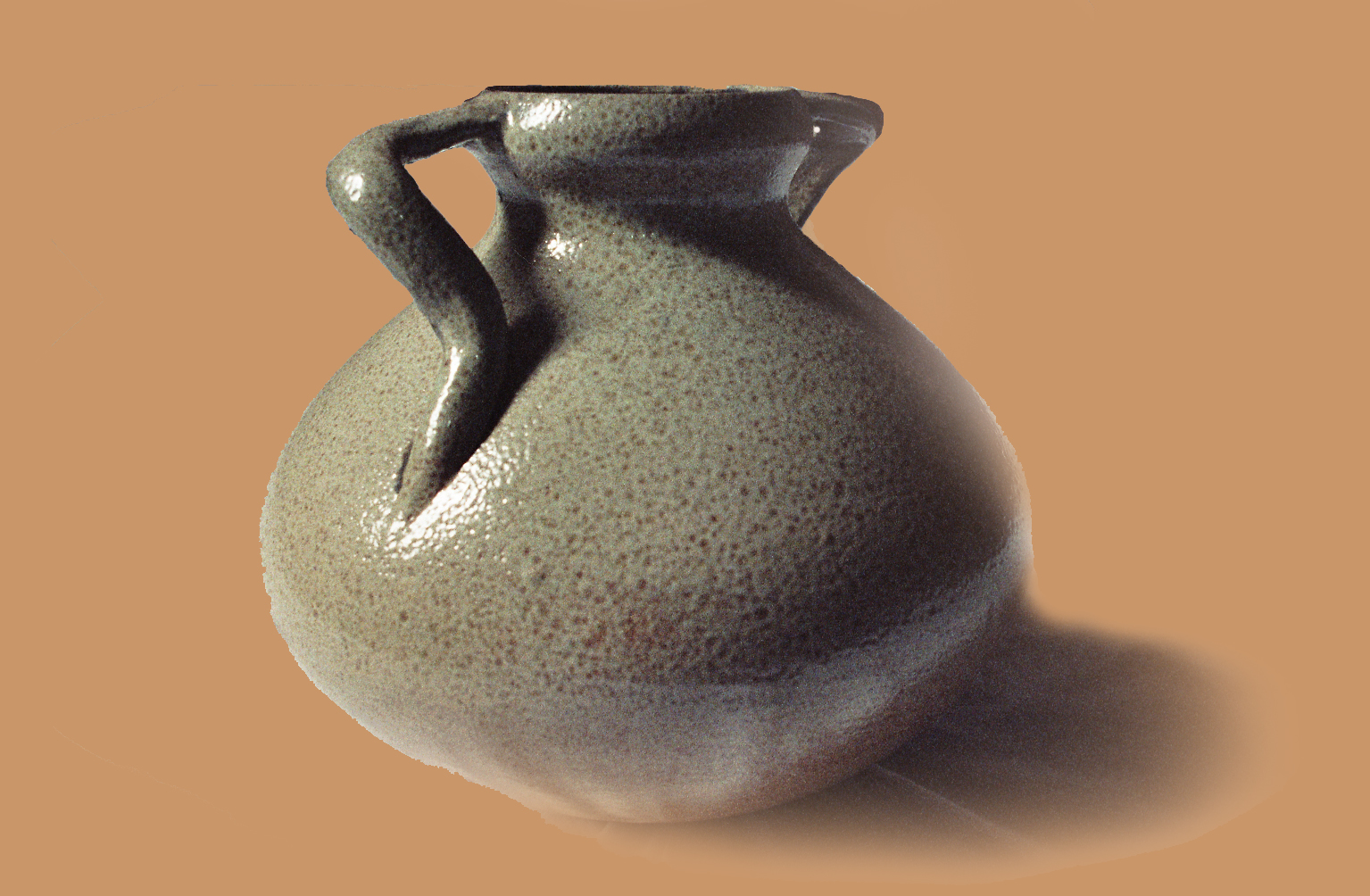 GITANILLA ESMERALDA cerámica esmaltada a 1000º tamaño 20x30 cm